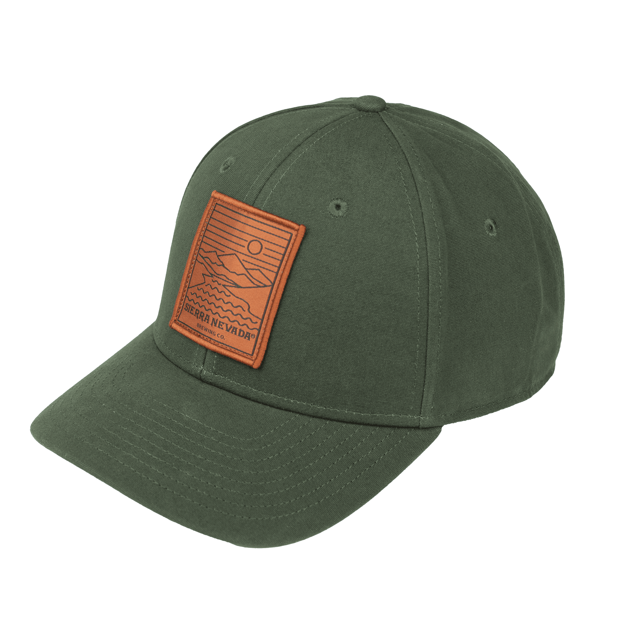 SNBC Line Art Cap in Olive