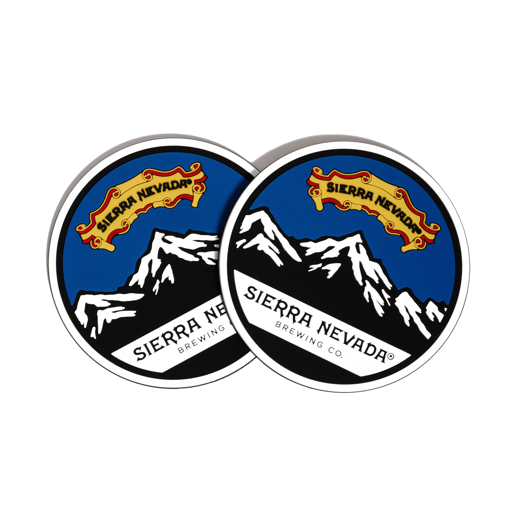 Sierra Nevada Brewing Co. rubberized coasters 2-pack