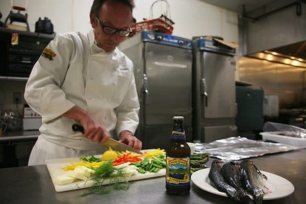 chef preparing meal