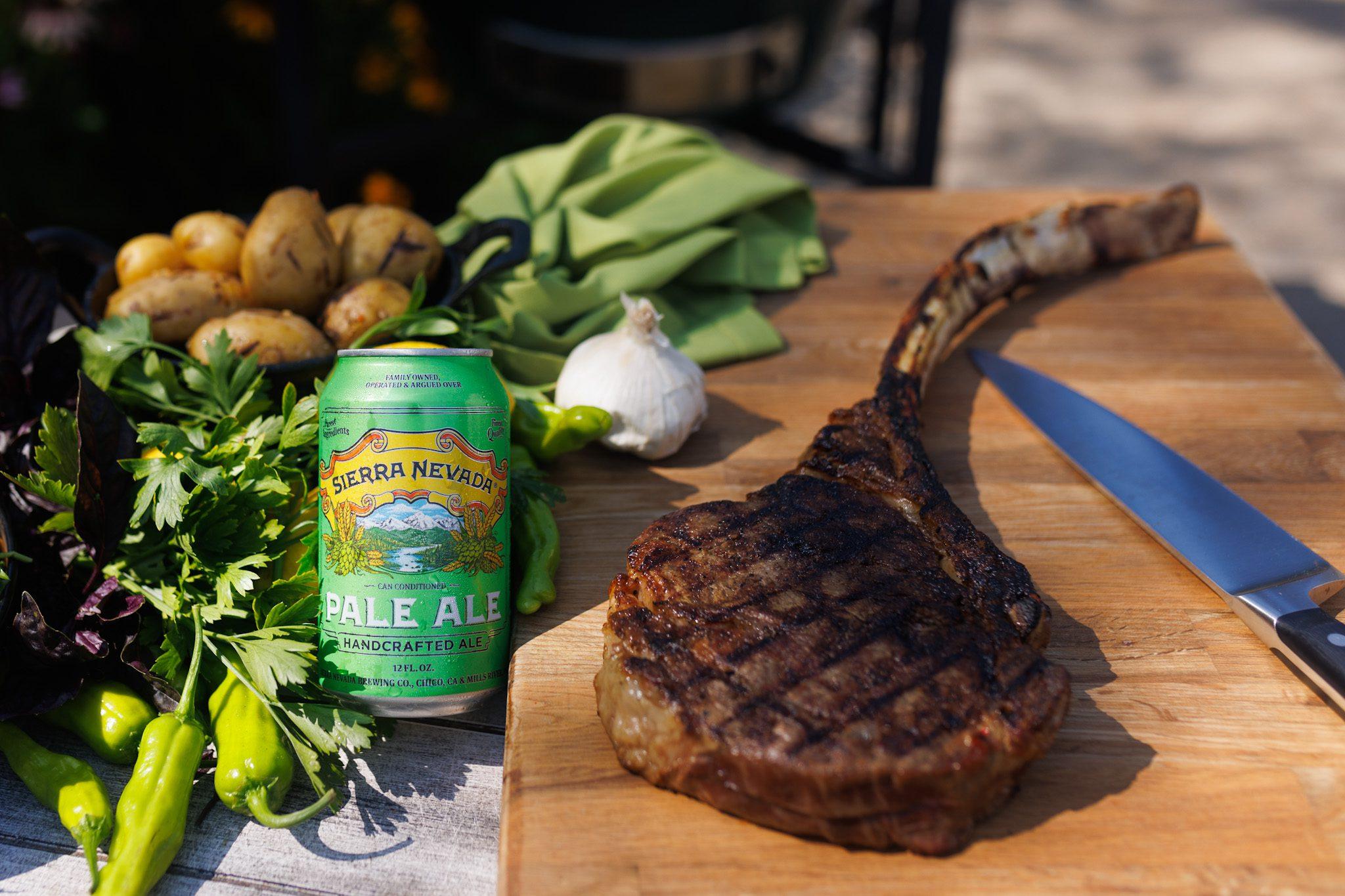 Tomahawk Steaks with Pale Ale Marinade